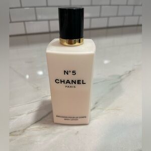 Chanel no 5 both lotion 6.8 oz 50%full